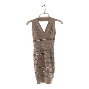 Crystal embellished bandage dress size XS